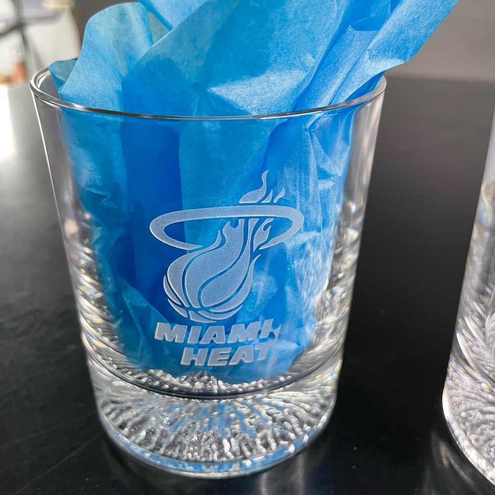 Miami Heat  Rocks Glass Set - Picture 6 of 6